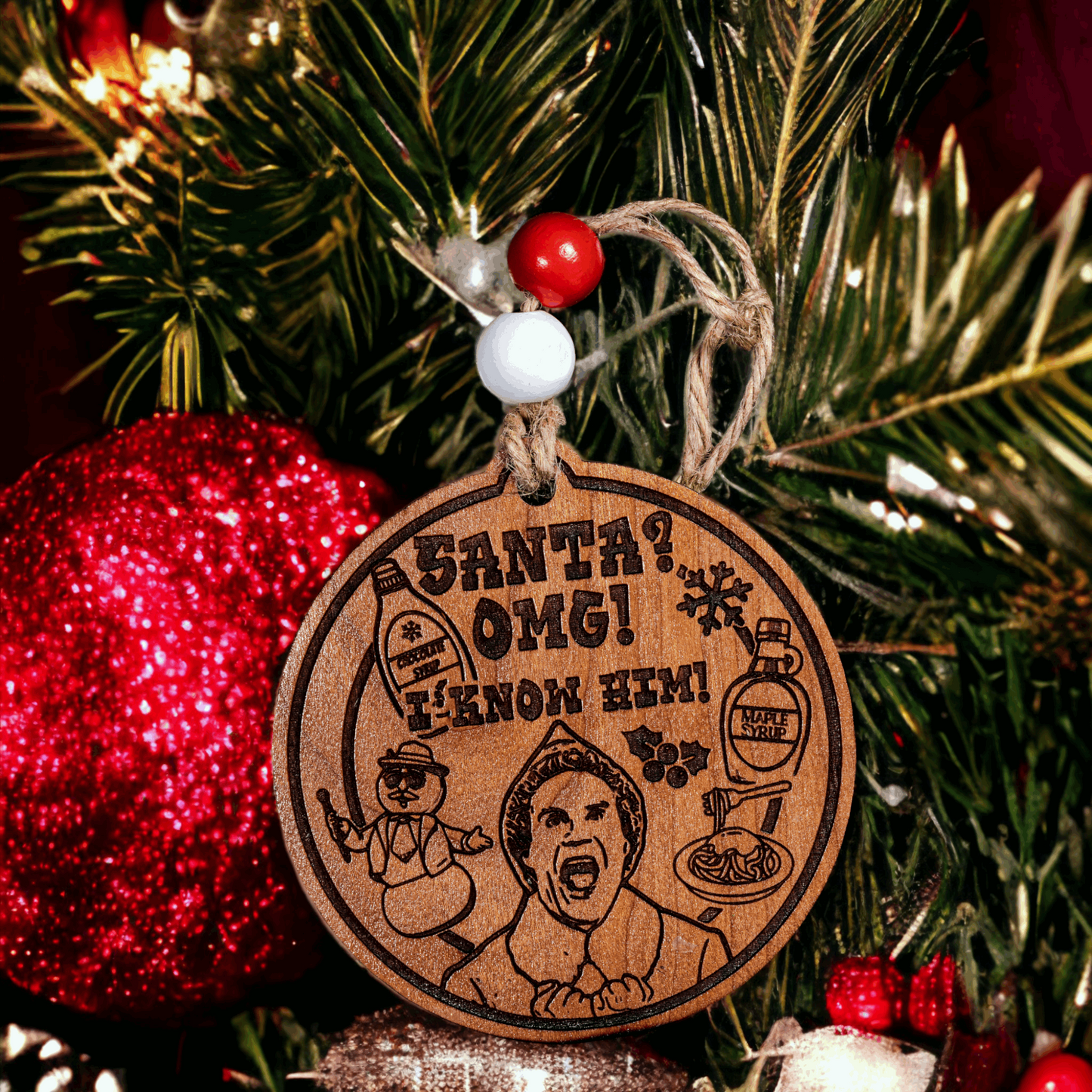 OMG I Know Him Holiday Ornament