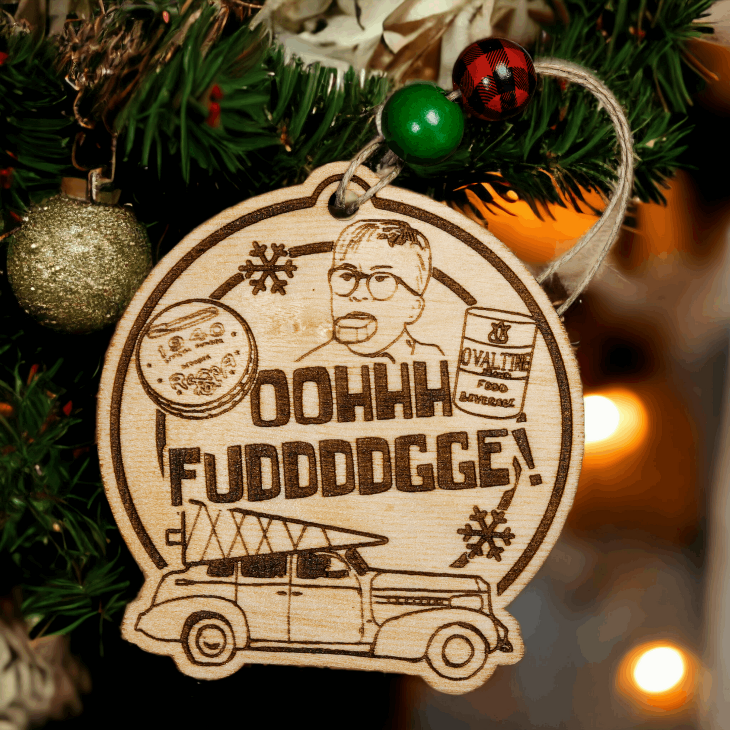 Ohhh Fuddddgge Holiday Ornament