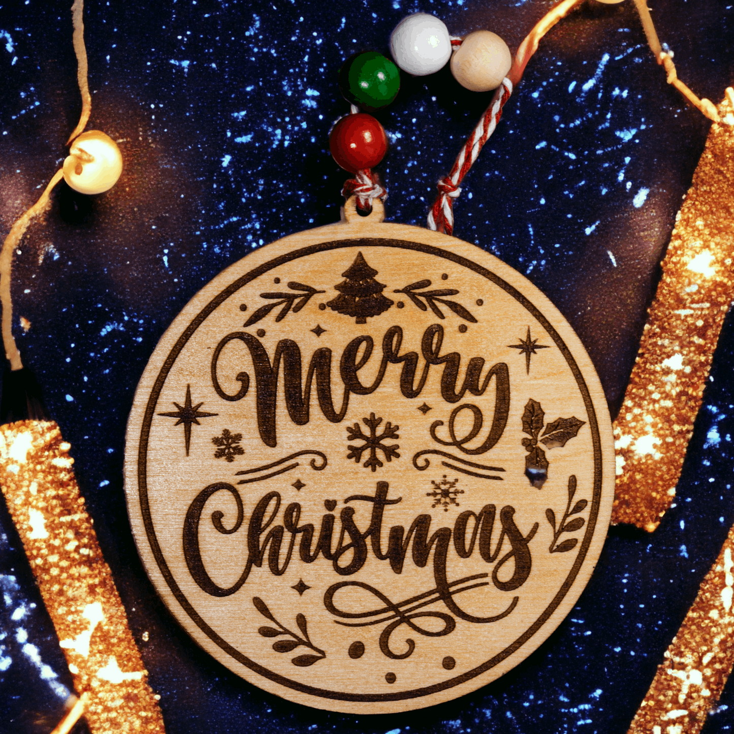 Supersized Slogans Holiday Ornament