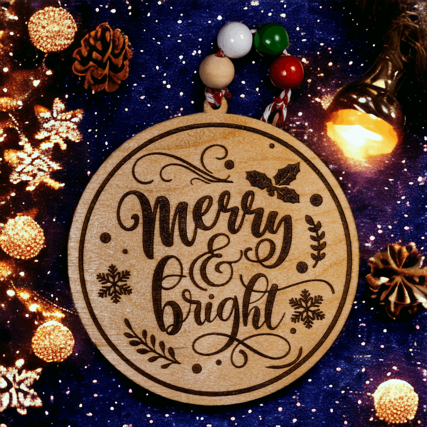 Supersized Slogans Holiday Ornament