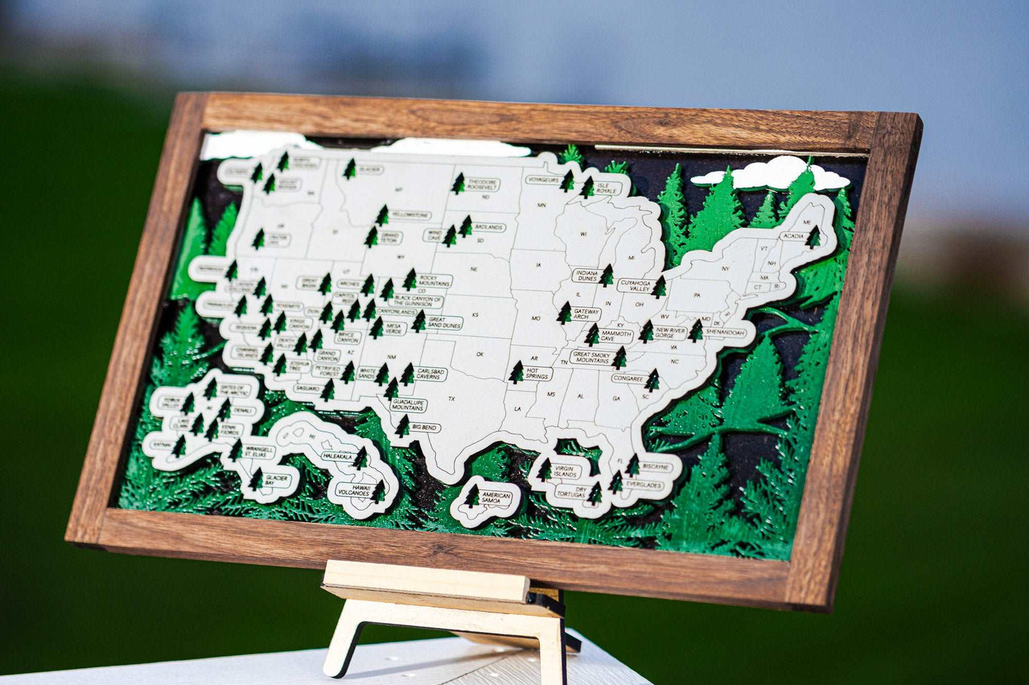 National Parks Travel Map
