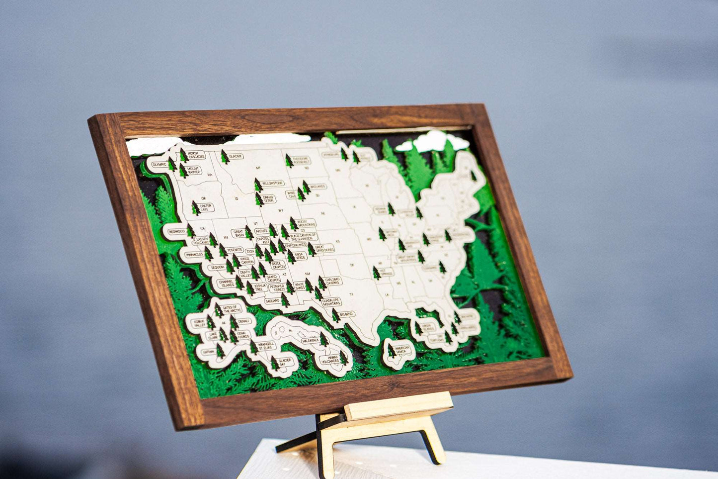 National Parks Travel Map