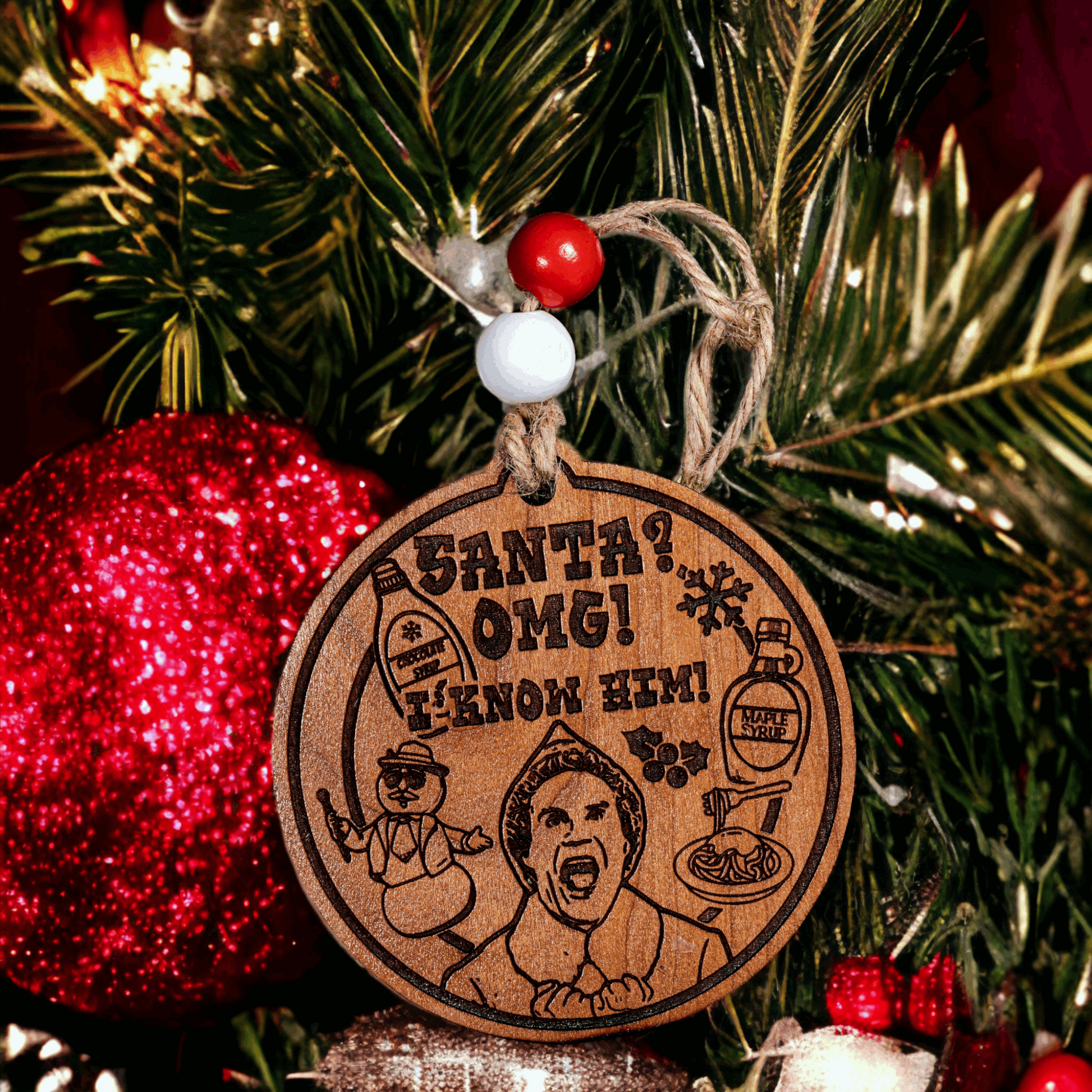 OMG I Know Him Holiday Ornament